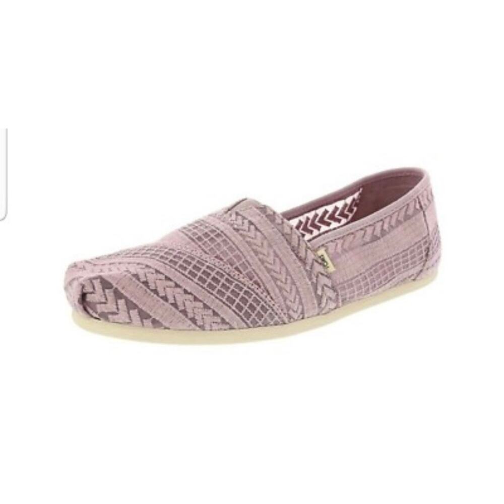 TOMS Classic Lilac Arrow Embroidered Mesh SZ.8